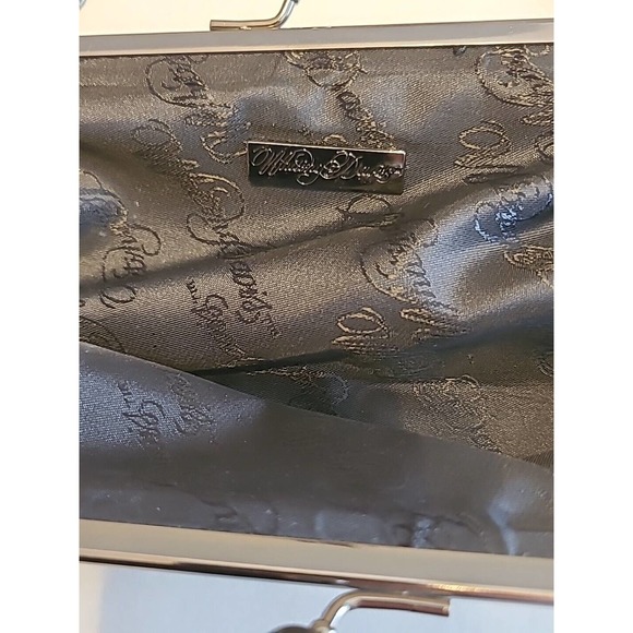 Whiting & Davis Vintage Mesh Chain Kiss Lock Evening Purse Micro Bag Black - Picture 8 of 14